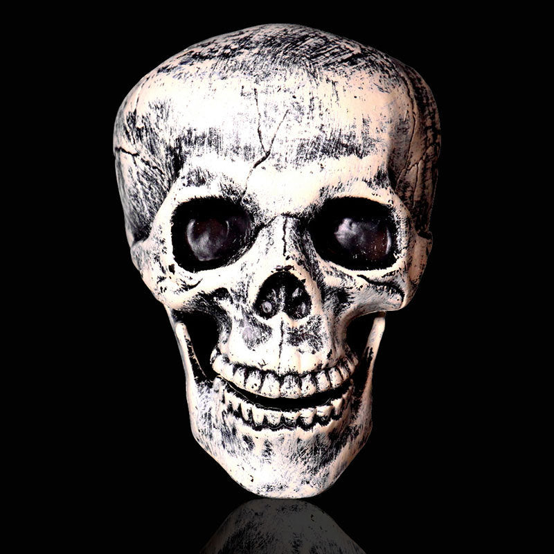 Skeleton and skull décor set piece with glow finish — product photo 21