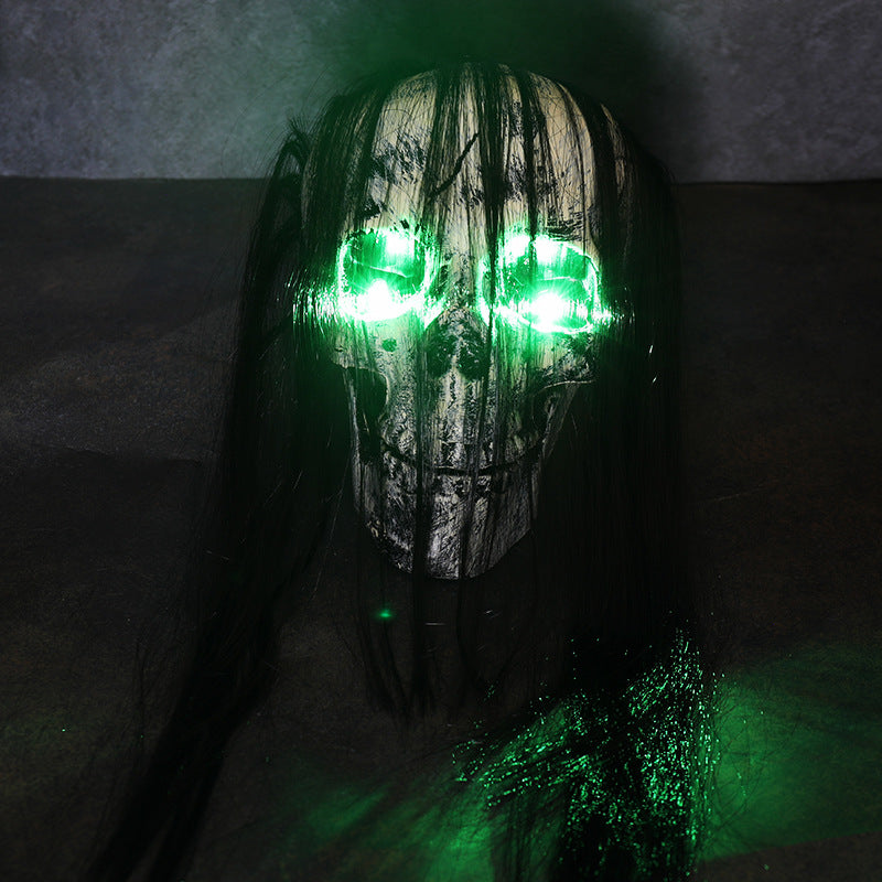 Skeleton and skull décor set piece with glow finish — product photo 17