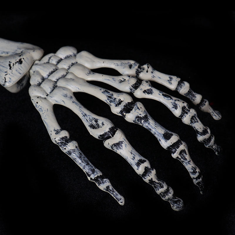 Skeleton and skull décor set piece with glow finish — product photo 8