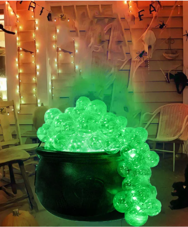 Bubbling Cauldron Prop with Fog Effect