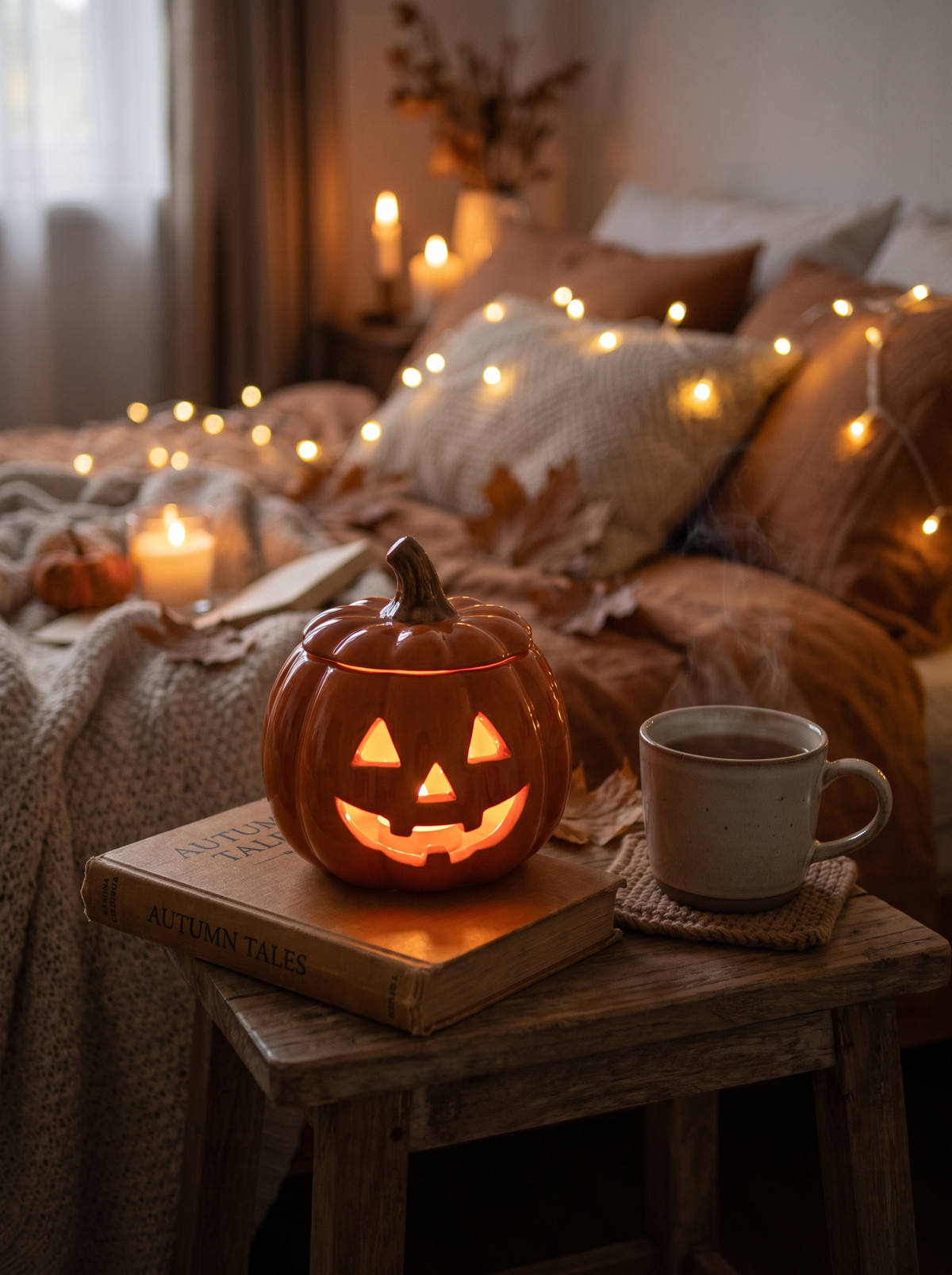 Rechargeable Pumpkin Lamp lifestyle photo